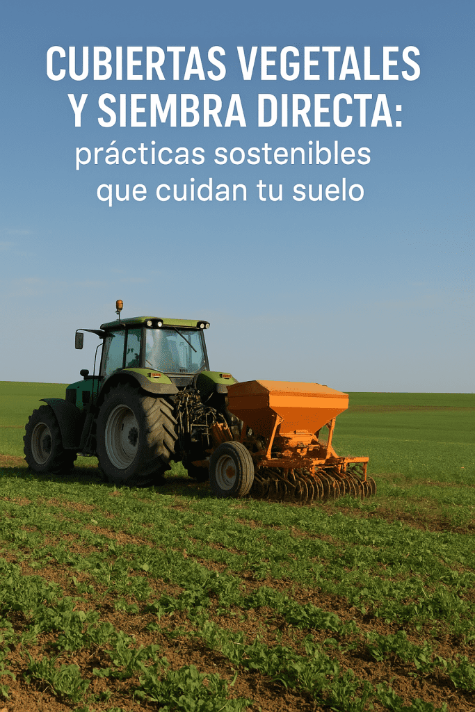 Cubiertas vegetales y siembra directa: prácticas sostenibles y la maquinaria que lo hace posible