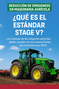 estándar Stage V maquinaria agrícola