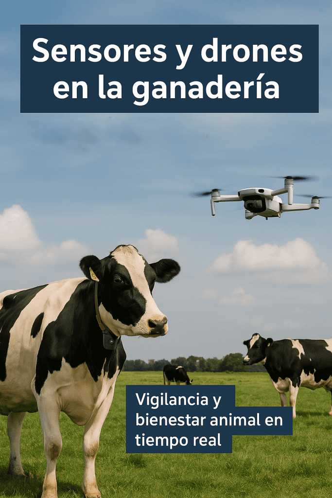 Sensores y drones en la ganadería: vigilancia y bienestar animal en tiempo real