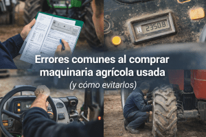 errores al comprar maquinaria agrícola usada