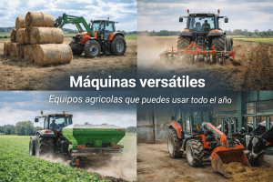 máquinas agrícolas versátiles