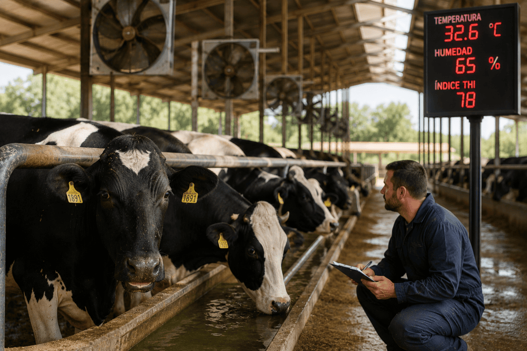 Cómo detectar signos de estrés por calor en el ganado antes de que afecte a la producción